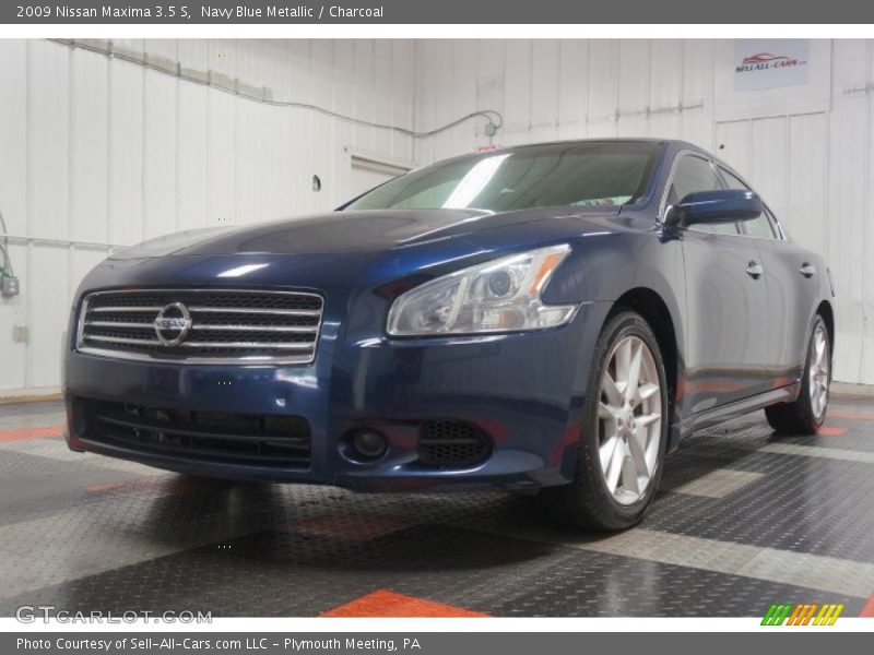 Navy Blue Metallic / Charcoal 2009 Nissan Maxima 3.5 S