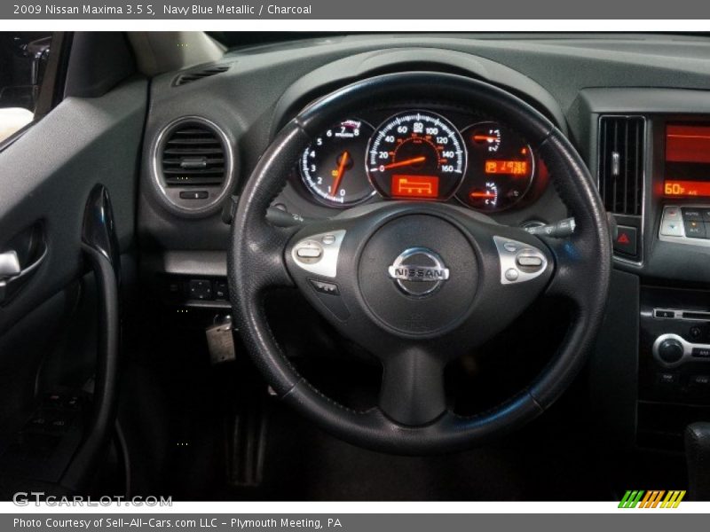 Navy Blue Metallic / Charcoal 2009 Nissan Maxima 3.5 S