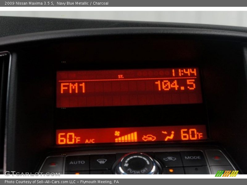 Navy Blue Metallic / Charcoal 2009 Nissan Maxima 3.5 S