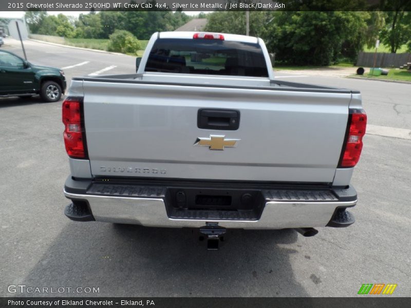 Silver Ice Metallic / Jet Black/Dark Ash 2015 Chevrolet Silverado 2500HD WT Crew Cab 4x4