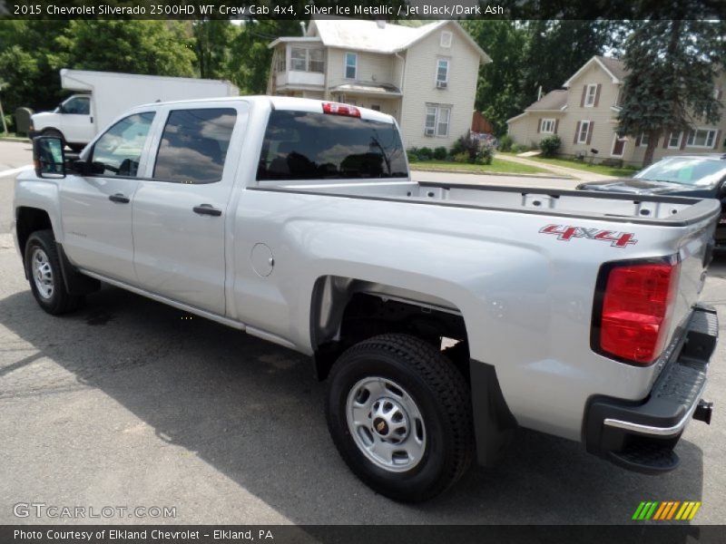 Silver Ice Metallic / Jet Black/Dark Ash 2015 Chevrolet Silverado 2500HD WT Crew Cab 4x4