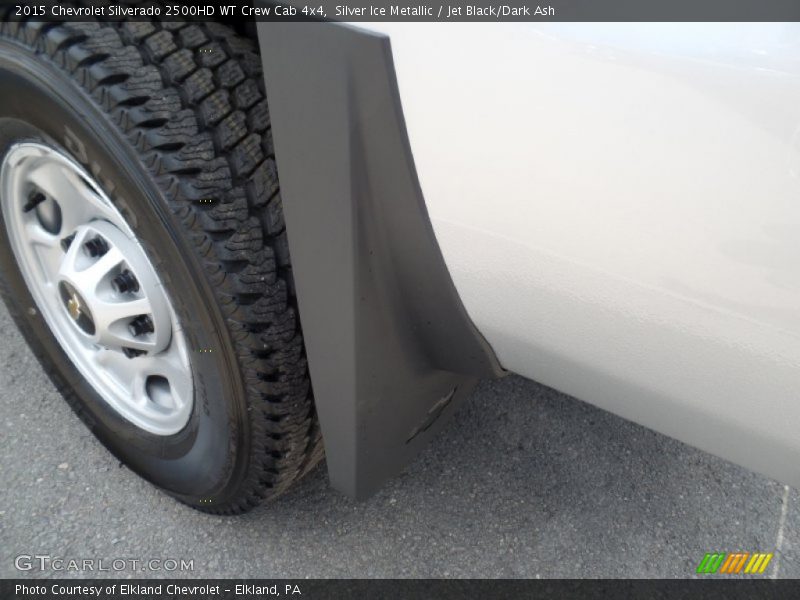Silver Ice Metallic / Jet Black/Dark Ash 2015 Chevrolet Silverado 2500HD WT Crew Cab 4x4