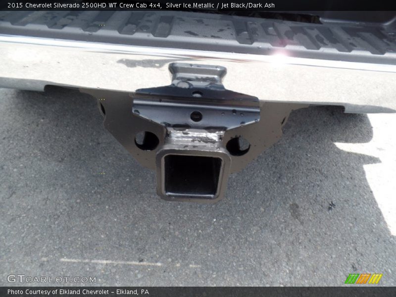 Silver Ice Metallic / Jet Black/Dark Ash 2015 Chevrolet Silverado 2500HD WT Crew Cab 4x4