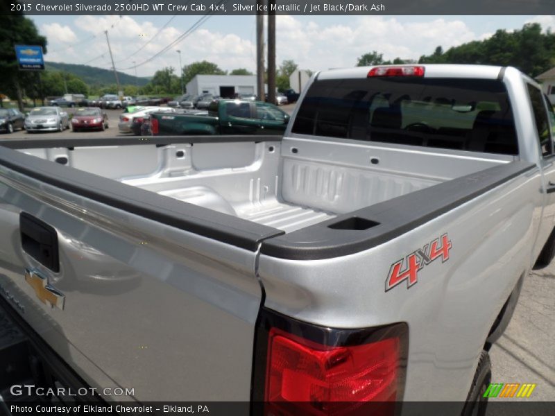 Silver Ice Metallic / Jet Black/Dark Ash 2015 Chevrolet Silverado 2500HD WT Crew Cab 4x4