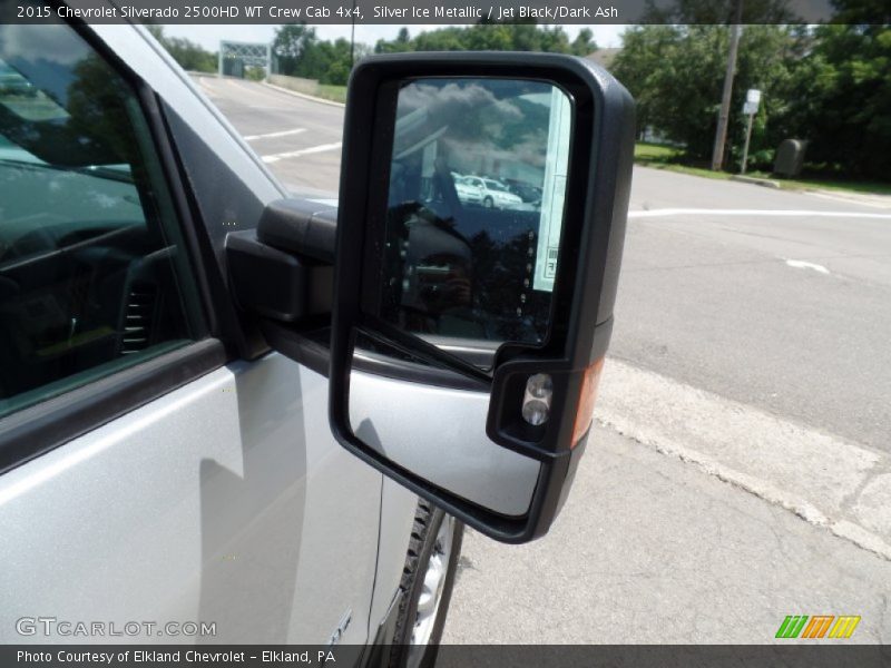 Silver Ice Metallic / Jet Black/Dark Ash 2015 Chevrolet Silverado 2500HD WT Crew Cab 4x4