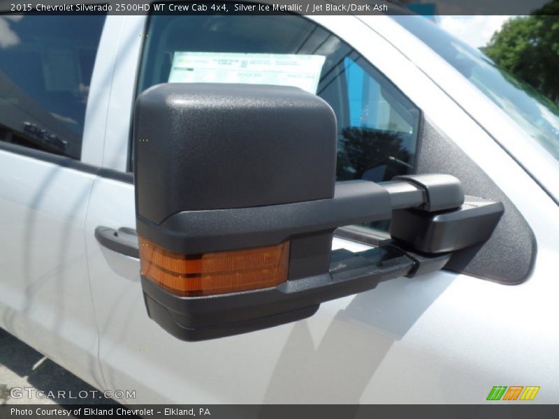 Silver Ice Metallic / Jet Black/Dark Ash 2015 Chevrolet Silverado 2500HD WT Crew Cab 4x4