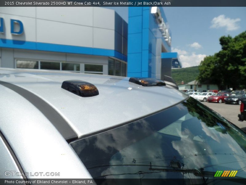 Silver Ice Metallic / Jet Black/Dark Ash 2015 Chevrolet Silverado 2500HD WT Crew Cab 4x4