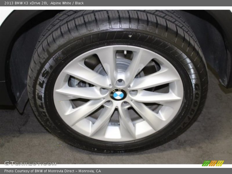 Alpine White / Black 2013 BMW X3 xDrive 28i