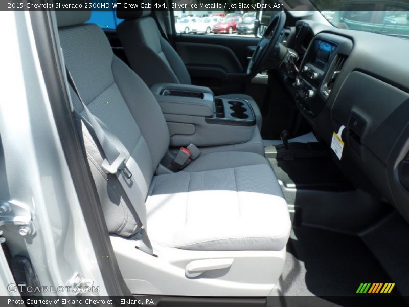 Silver Ice Metallic / Jet Black/Dark Ash 2015 Chevrolet Silverado 2500HD WT Crew Cab 4x4