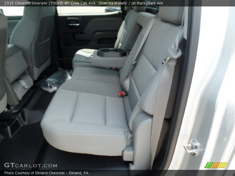 Silver Ice Metallic / Jet Black/Dark Ash 2015 Chevrolet Silverado 2500HD WT Crew Cab 4x4