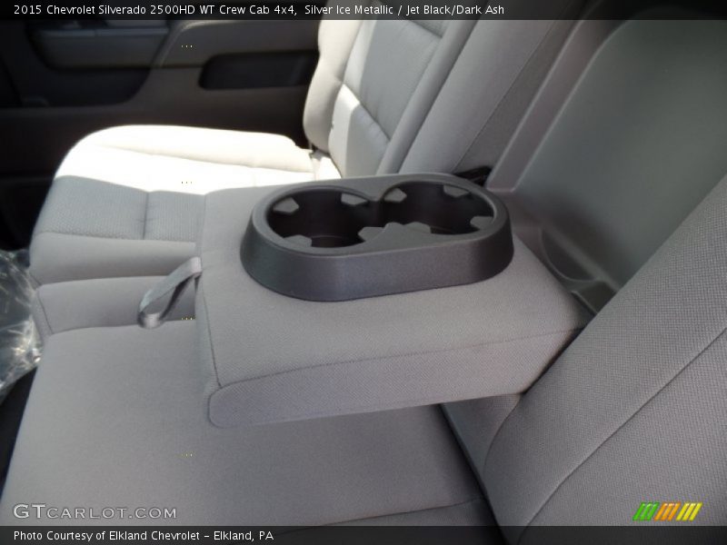 Silver Ice Metallic / Jet Black/Dark Ash 2015 Chevrolet Silverado 2500HD WT Crew Cab 4x4