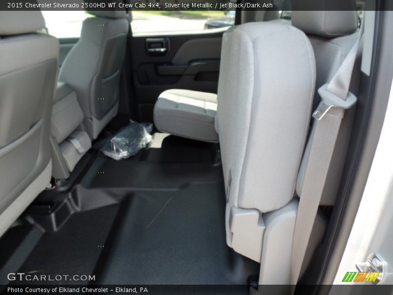 Silver Ice Metallic / Jet Black/Dark Ash 2015 Chevrolet Silverado 2500HD WT Crew Cab 4x4