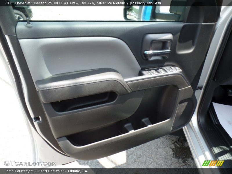 Silver Ice Metallic / Jet Black/Dark Ash 2015 Chevrolet Silverado 2500HD WT Crew Cab 4x4