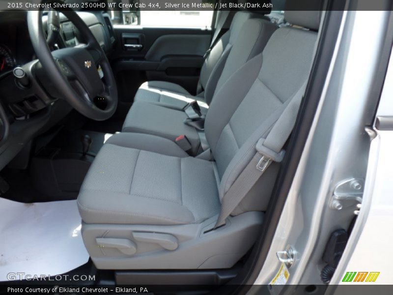 Silver Ice Metallic / Jet Black/Dark Ash 2015 Chevrolet Silverado 2500HD WT Crew Cab 4x4