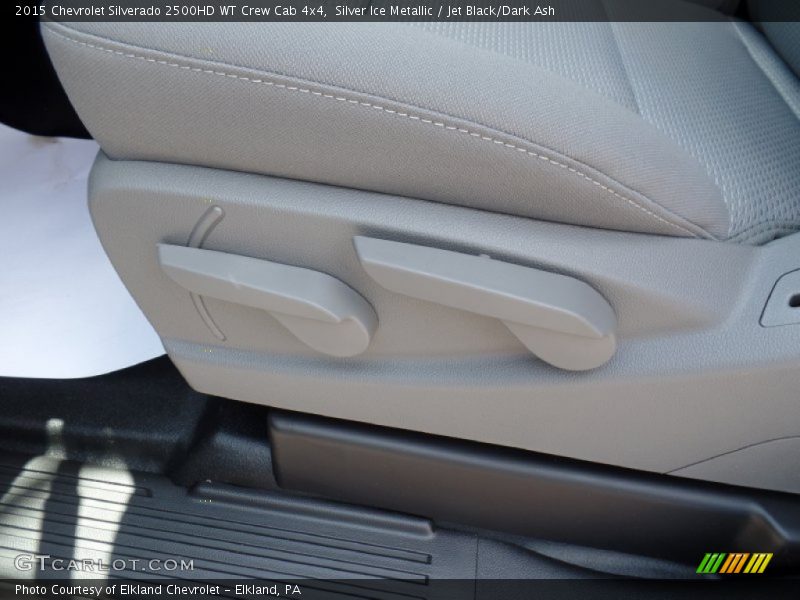 Silver Ice Metallic / Jet Black/Dark Ash 2015 Chevrolet Silverado 2500HD WT Crew Cab 4x4