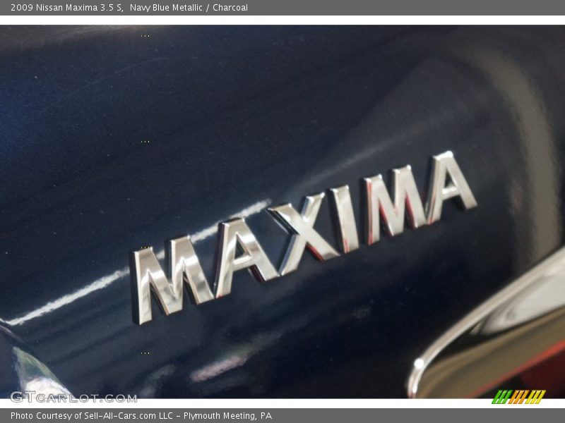 Navy Blue Metallic / Charcoal 2009 Nissan Maxima 3.5 S