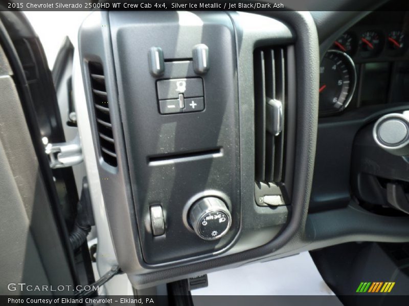 Silver Ice Metallic / Jet Black/Dark Ash 2015 Chevrolet Silverado 2500HD WT Crew Cab 4x4