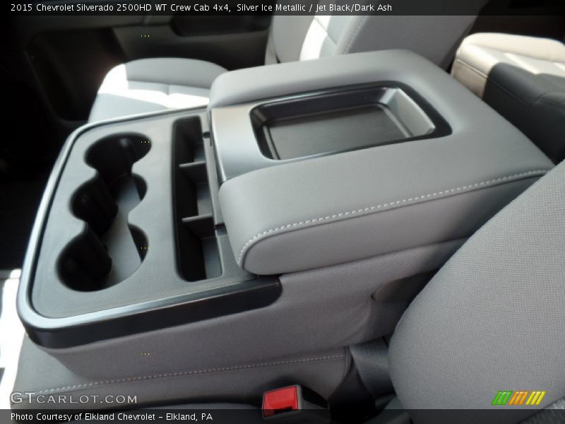 Silver Ice Metallic / Jet Black/Dark Ash 2015 Chevrolet Silverado 2500HD WT Crew Cab 4x4