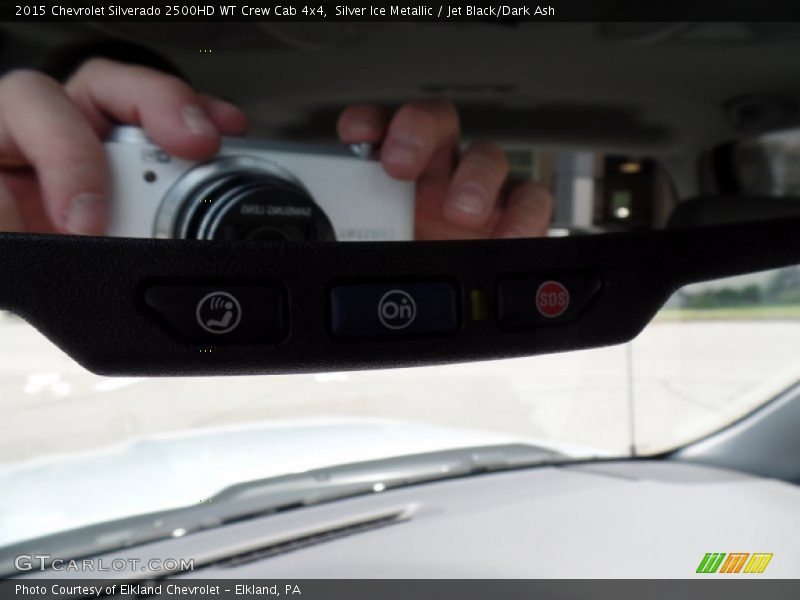Silver Ice Metallic / Jet Black/Dark Ash 2015 Chevrolet Silverado 2500HD WT Crew Cab 4x4