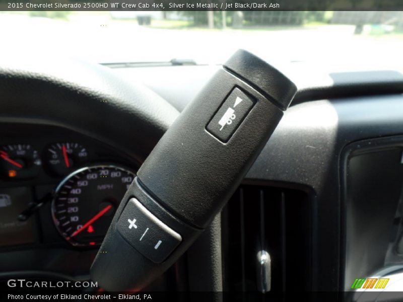 Silver Ice Metallic / Jet Black/Dark Ash 2015 Chevrolet Silverado 2500HD WT Crew Cab 4x4