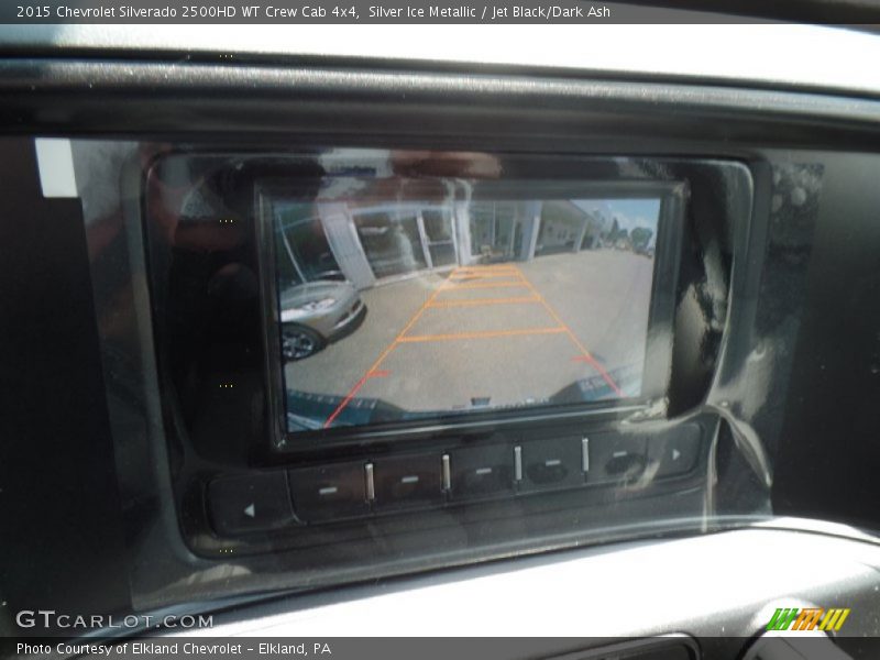 Silver Ice Metallic / Jet Black/Dark Ash 2015 Chevrolet Silverado 2500HD WT Crew Cab 4x4