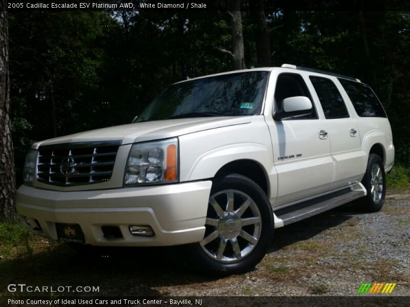 White Diamond / Shale 2005 Cadillac Escalade ESV Platinum AWD