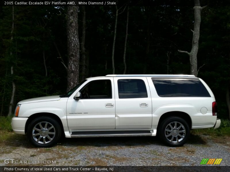 White Diamond / Shale 2005 Cadillac Escalade ESV Platinum AWD