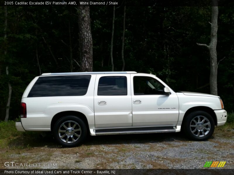 White Diamond / Shale 2005 Cadillac Escalade ESV Platinum AWD