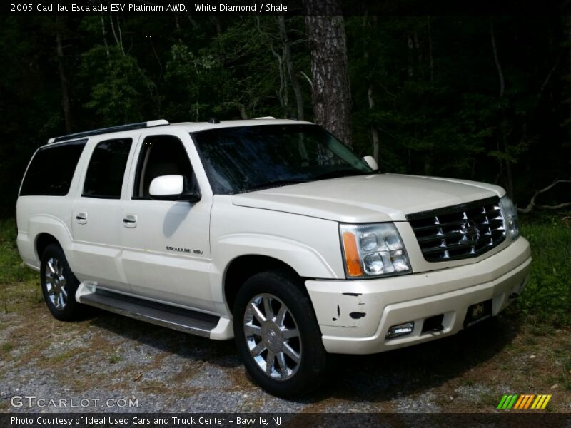 White Diamond / Shale 2005 Cadillac Escalade ESV Platinum AWD