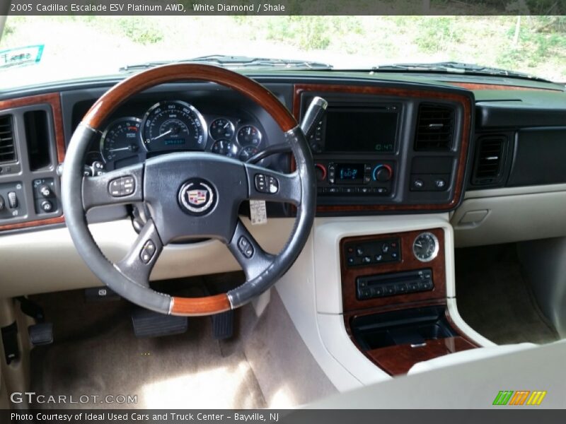 White Diamond / Shale 2005 Cadillac Escalade ESV Platinum AWD