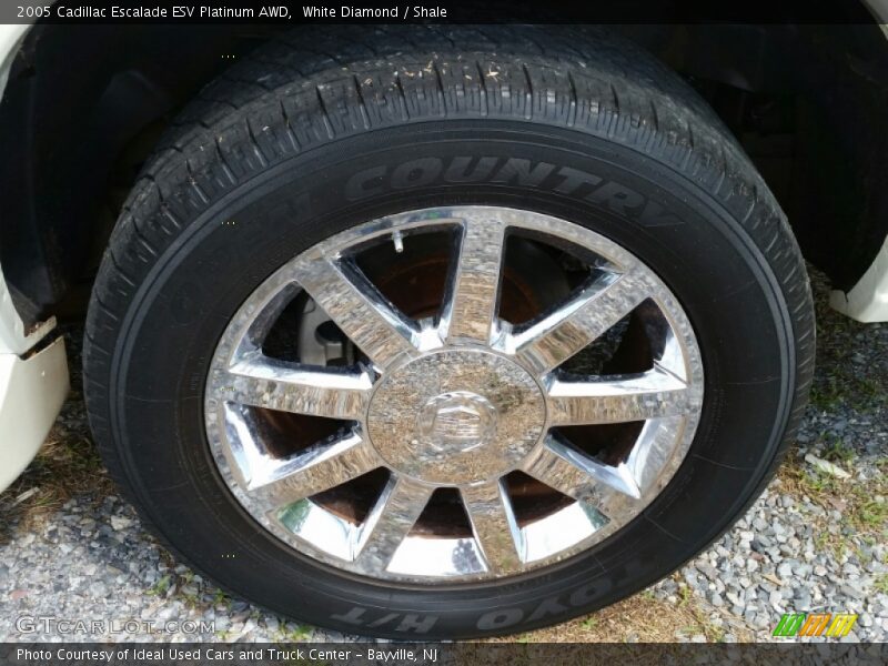 White Diamond / Shale 2005 Cadillac Escalade ESV Platinum AWD