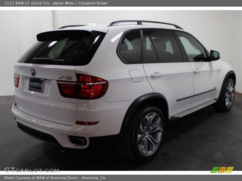 Alpine White / Cinnamon Brown 2013 BMW X5 xDrive 50i