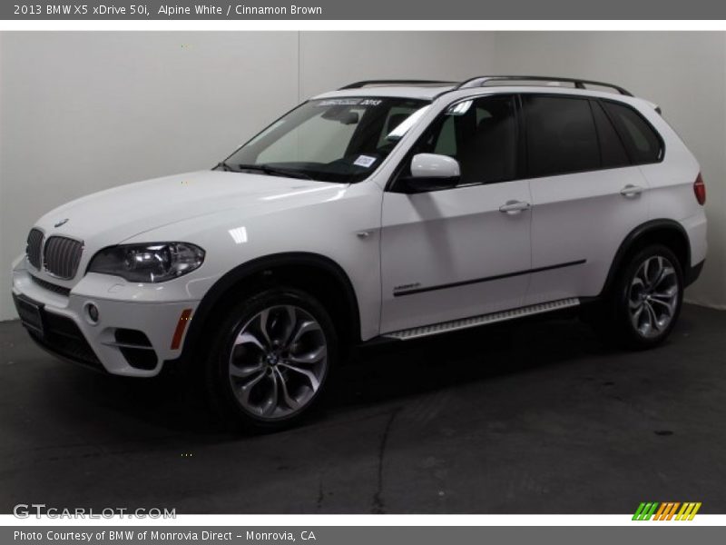 Alpine White / Cinnamon Brown 2013 BMW X5 xDrive 50i