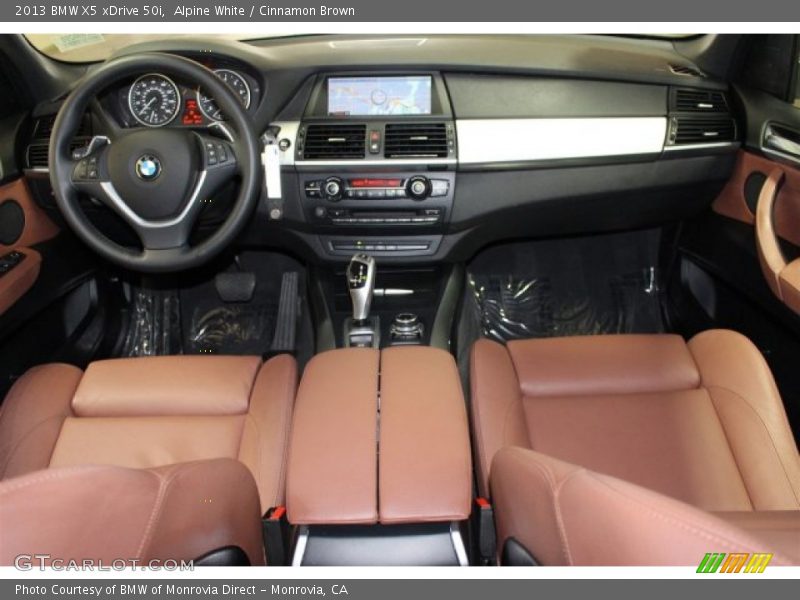 Alpine White / Cinnamon Brown 2013 BMW X5 xDrive 50i