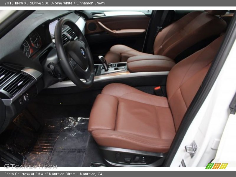 Alpine White / Cinnamon Brown 2013 BMW X5 xDrive 50i