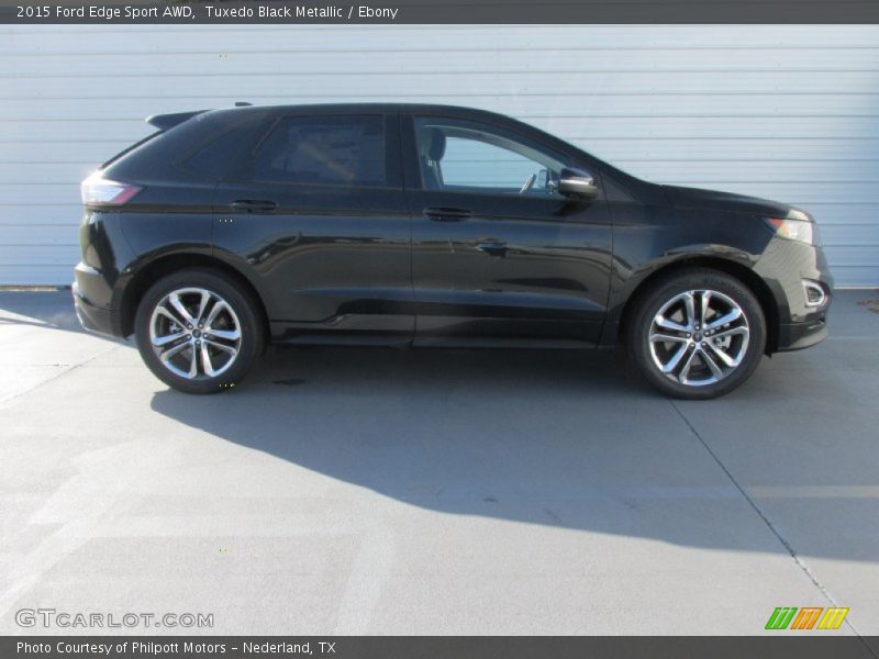 Tuxedo Black Metallic / Ebony 2015 Ford Edge Sport AWD