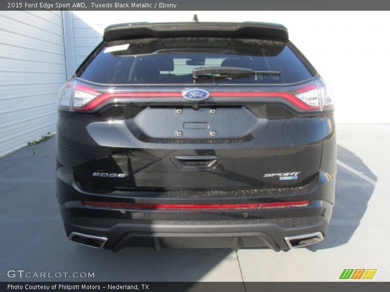 Tuxedo Black Metallic / Ebony 2015 Ford Edge Sport AWD