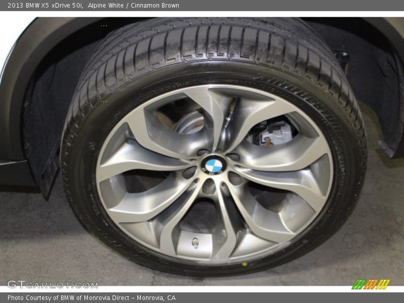 Alpine White / Cinnamon Brown 2013 BMW X5 xDrive 50i
