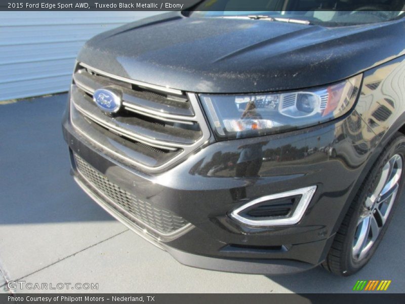 Tuxedo Black Metallic / Ebony 2015 Ford Edge Sport AWD