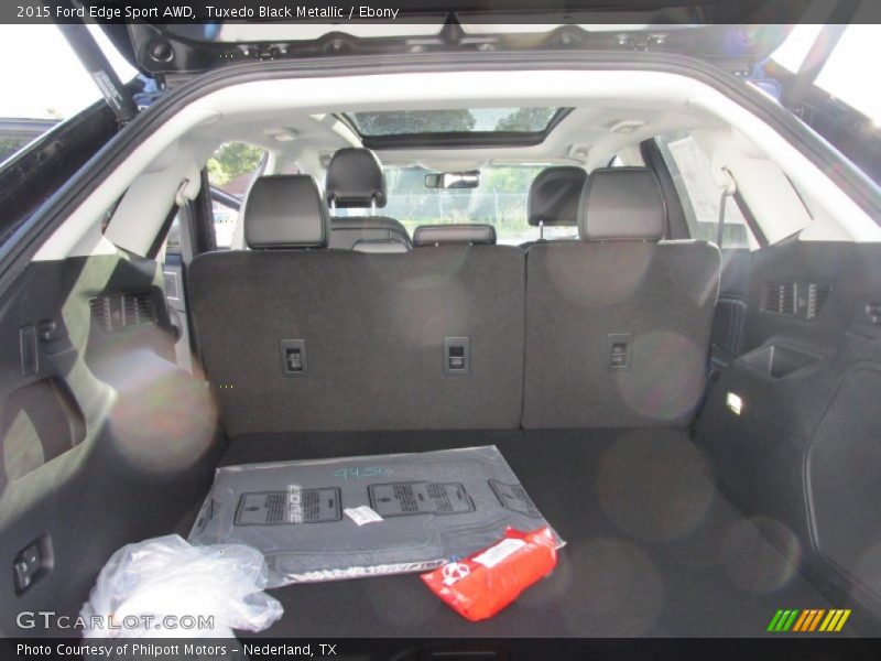 Tuxedo Black Metallic / Ebony 2015 Ford Edge Sport AWD