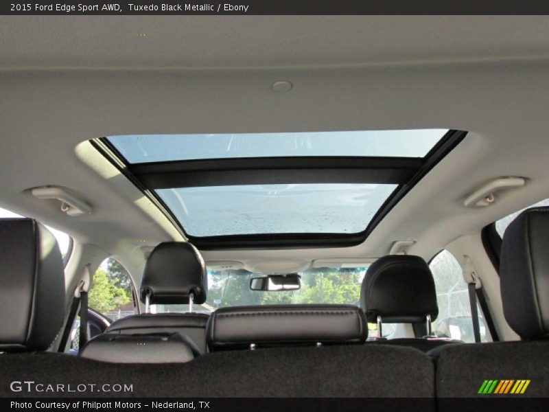 Tuxedo Black Metallic / Ebony 2015 Ford Edge Sport AWD