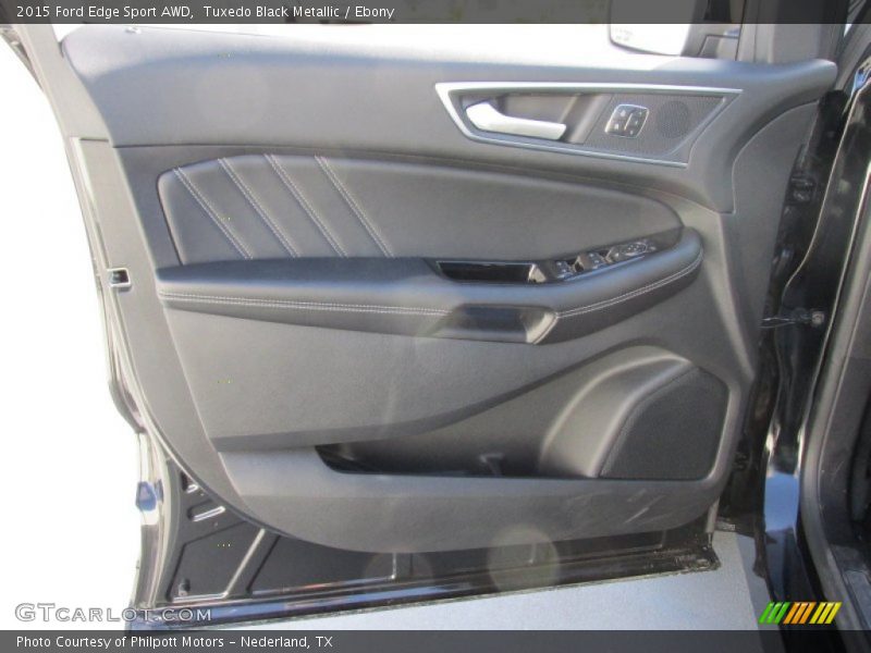 Tuxedo Black Metallic / Ebony 2015 Ford Edge Sport AWD