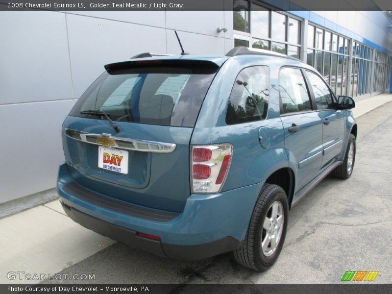 Golden Teal Metallic / Light Gray 2008 Chevrolet Equinox LS