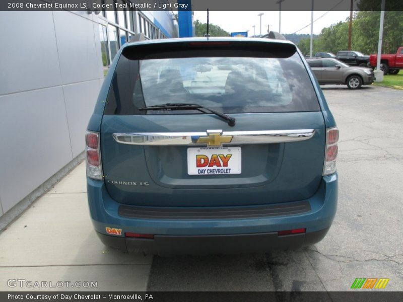 Golden Teal Metallic / Light Gray 2008 Chevrolet Equinox LS