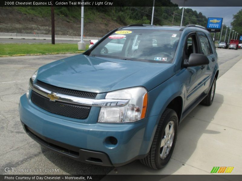 Golden Teal Metallic / Light Gray 2008 Chevrolet Equinox LS