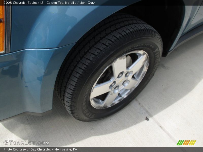 Golden Teal Metallic / Light Gray 2008 Chevrolet Equinox LS