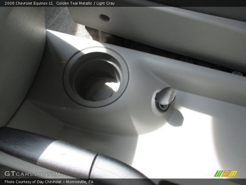 Golden Teal Metallic / Light Gray 2008 Chevrolet Equinox LS
