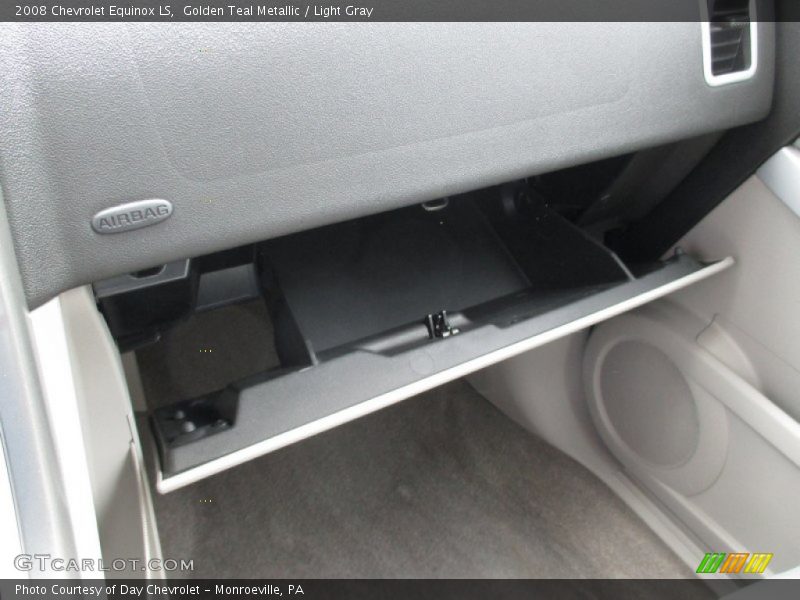 Golden Teal Metallic / Light Gray 2008 Chevrolet Equinox LS