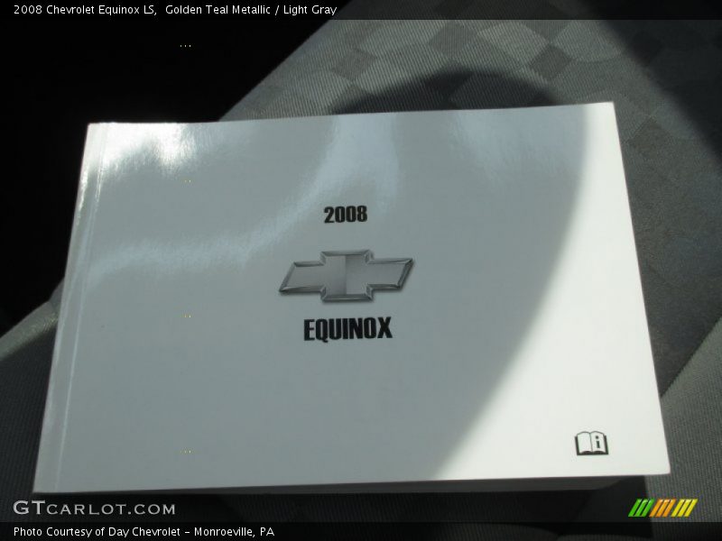 Golden Teal Metallic / Light Gray 2008 Chevrolet Equinox LS
