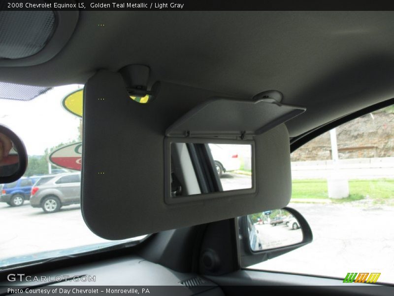 Golden Teal Metallic / Light Gray 2008 Chevrolet Equinox LS